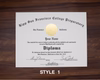 Can I download the diploma to my phone as a PDF right after purchase